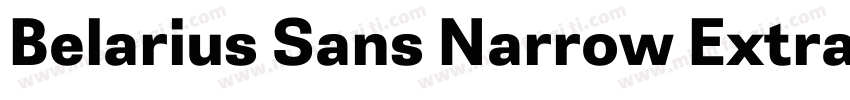 Belarius Sans Narrow Extrabold Obli字体转换